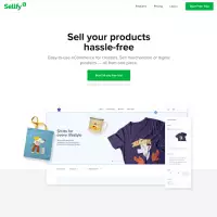 Sellfy — это платформа электронной коммерции. Создайте свой интернет-магазин (бесплатно)