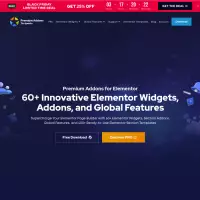 Premiumaddons Elementor Page Builder, 400+ widget, alat tambah (muat turun percuma)