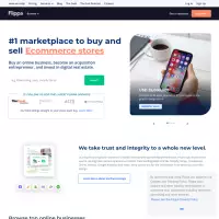 flippa Marketplace per acquistare siti web, domini, app mobili, solo URL.