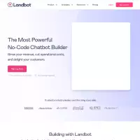 Landbot Automatizza i chatbot del tuo sito web, connetti WhatsApp, Facebook Messenger.