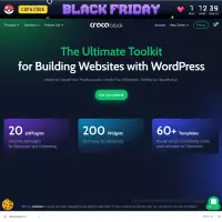 crocoblock WordPress Elementor güzel web için eksiksiz bir eklenti araçları seti.