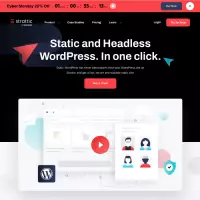 Strattic Aloje su sitio de WordPress en Strattic WordPress Site Builder & Hosting.