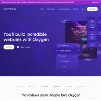 酸素ビルダー シンプルなウェブサイトを作成する ドラッグ＆ドロップ、一括払い、生涯利用（顧客サイト含む）