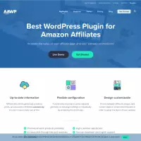 getaawp ปลั๊กอิน WordPress พันธมิตร Amazon วิดเจ็ตตารางราคาและแทบด้านข้างที่สวยงามดึงดูดผู้ใช้