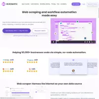 Herramienta Hexomatic Web Scraping y automatización del flujo de trabajo de IA