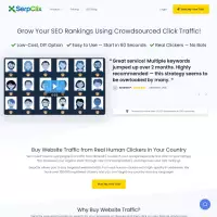 SerpClix クリックしてお金を稼ぐ またはあなたの広告ウェブサイトを宣伝する