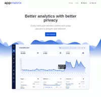 ウェブサイト訪問者の行動を追跡するための appmetrix 分析ツール