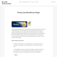 Pretty Link URL-Shortener-Plugin zum Kürzen von Links auf WordPress-Seiten.