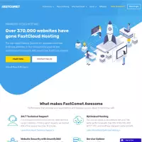 hébergement web fastcomet avec créateur de site web facile