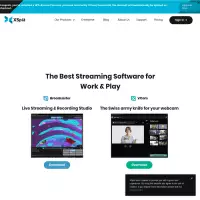 xsplit ซอฟต์แวร์สตรีมมิ่ง(มีเวอร์ชั่นใช้ฟรี) และลูกเล่นปลั๊กอินและส่วนขยายให้ใช้งานเยอะมาก