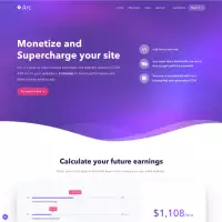 Arc monetizza il tuo sito web in 2 minuti senza pubblicità.