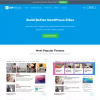Wpenjoy Tema de WordPress (gratis) crea un sitio para compartir videos (Crear un sitio como youtube)