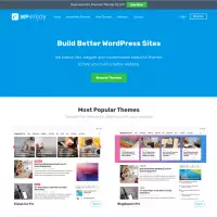 Le thème WordPress Wpenjoy (gratuit) crée un site de partage de vidéos (Créer un site comme youtube)