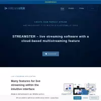 STREAMSTER เครื่องมือสตรีมมิ่งวิดีโอ(ฟรี) ความระเอียดสูงสุด 4k และ 60FPS