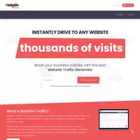 バビロントラフィック ウェブサイト トラフィックの生成 入会申し込み（無料）