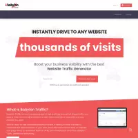 Babylontraffic Generieren Sie Website-Traffic Melden Sie sich für den Eintritt an (kostenlos)