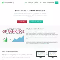 rankboostup free website traffic exchange Melden Sie sich für kostenlosen Traffic an