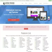 openteknik ソーシャル ネットワーク ウェブサイト ビルダー スクリプト ウェブサイトを作成する（無料）