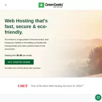 ग्रीनजीक्स वेब होस्टिंग (फ्री सीडीएन इंटीग्रेशन) ड्रैग-ड्रॉप साइट बिल्डर