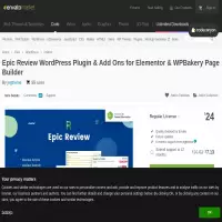 Epic Review Un Review Plugin Affiliate Review pour les sites WordPress pour seulement 24 $