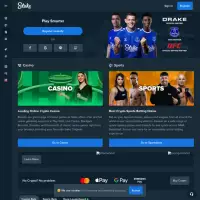 Stake.com Sportwetten, Online-Crypto-Casino, große Auswahl an Spielen zum Spielen