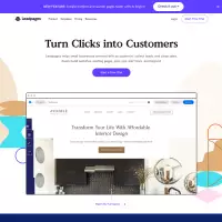 Leadpages Cree un sitio web, cree una página de destino de arrastrar y soltar, fácil de usar.