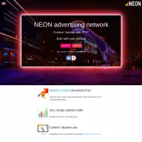 neon.today โปรโมทเว็บไซต์ หรือหารายได้ 1,000 การเข้าชมต่อไซต์ 10 รูเบิล