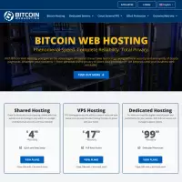 BitcoinWebHosting Zuverlässiges und leistungsstarkes Webhosting 99,9 % Verfügbarkeitsgarantie