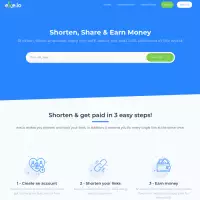 exe.io Link Shortener (Gratis) Membayar Maks $8,00 Min $3,00 Per 1000 Tampilan