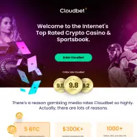 Cloudbet은 전 세계 플레이어에게 비트코인 ​​카지노와 스포츠 베팅을 제공합니다. 허용된