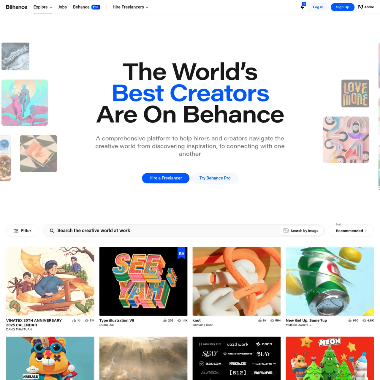 Behance is the world's largest creative network for showcasing and discovering creative work