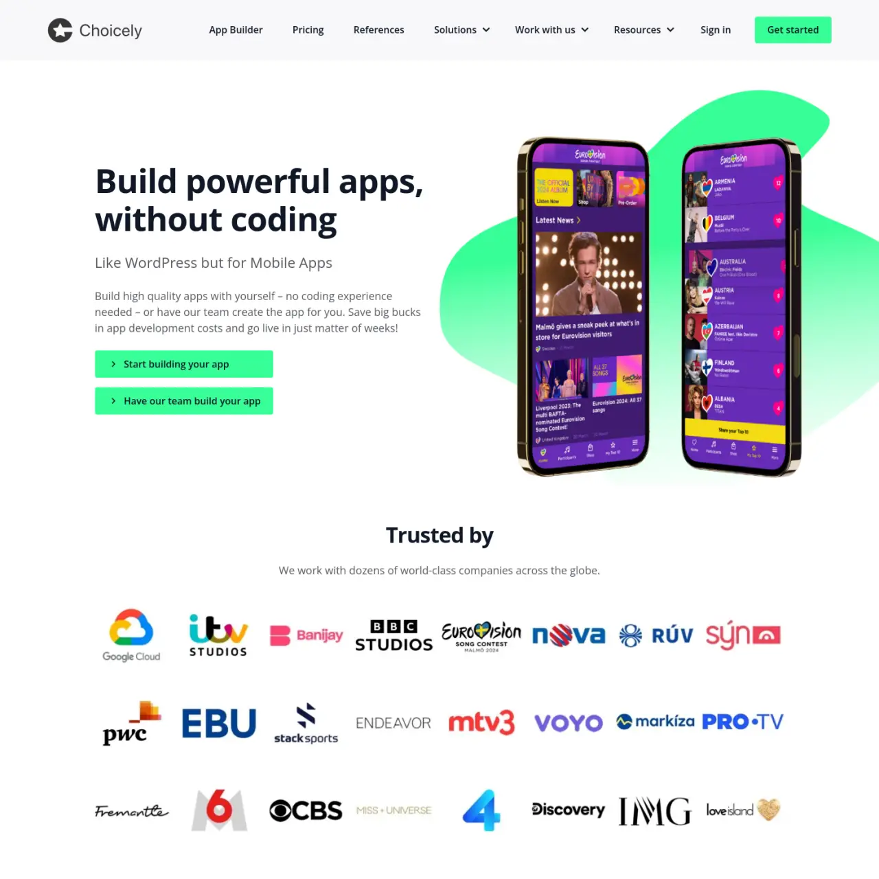 Choicely is a versatile platform designed for creating interactive mobile apps without the need for 