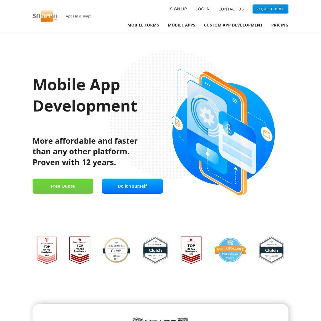 Snappii is a mobile app development platform designed for businesses to create custom applications w