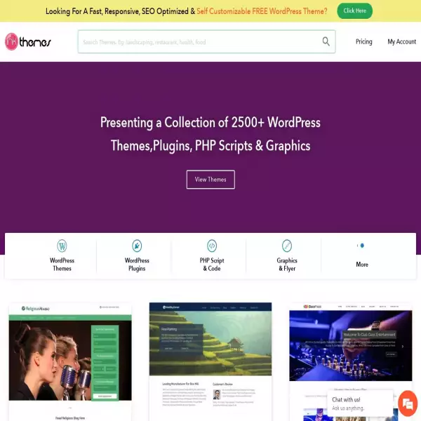 inkthemes WordPress テーマ、プラグイン、PHP スクリプトを購入して 2500 以上の美しい Web サイトを作成