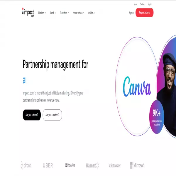 impact.com बाज़ार के लिए संबद्ध बाज़ारिया और डिजिटल सामान विक्रेता
