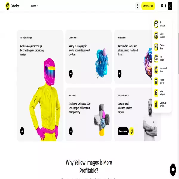 黄色の画像は、製品の画像要素を売買します モデルオブジェクトとイラスト
