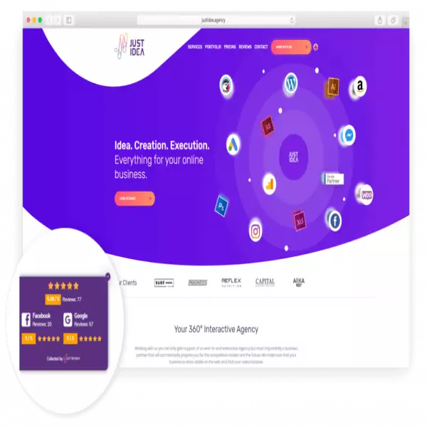 JustReview Review 埋め込みウィジェット レビューを Web サイトに埋め込みます (無料のプラグイン)。