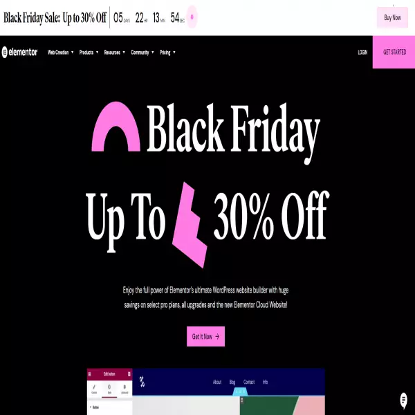 Elementor เครื่องมือแก้ไขสด บน WordPress แบบลากและวางDrag & drop