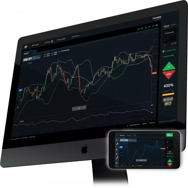 Spectre.ai Defi Binary Options deposita y retira a tu billetera al instante.