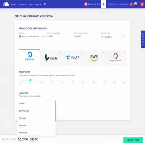 cloudways rivende servizi di hosting Aumenta le tue entrate ricorrenti Siti Web e app illimitati