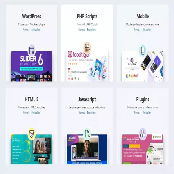 codecanyon 70 मिलियन से अधिक व्यापारिक वेबसाइट निर्माण तत्वों को खरीदें और बेचें।
