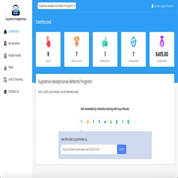 OSI-Affiliate-Software Erstellen Sie Websites auf Ihrer Website 15-tägige kostenlose Testversion