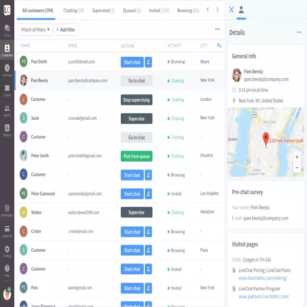 LiveChat Installa la chat sul tuo sito web, contatta, chatta, incrementa le vendite. Prova gratuita