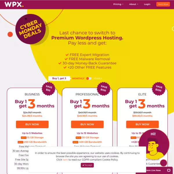 wpx.net Fastest wordpress hosting(free) High speed CDN(free)wordpress site transfer for all plans