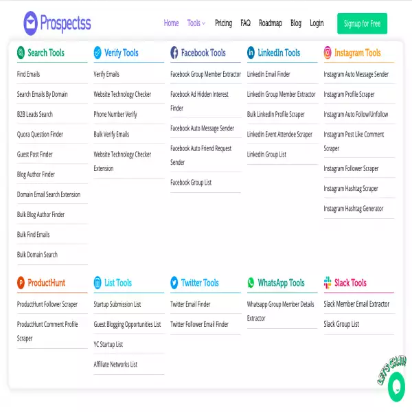prospectss ชุดเครื่องมือทางการตลาดครบวงจร(เริ่มต้นฟรี)