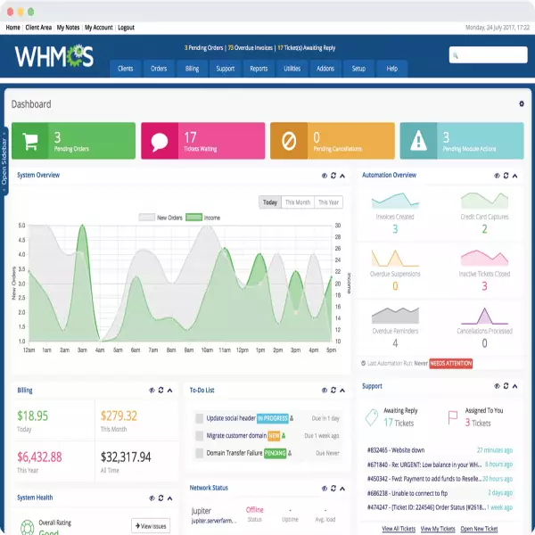 whmcs 自動化虛擬主機平台工具 開始您的虛擬主機業務