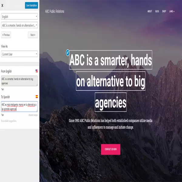 TraducirPrensa Complemento de traducción de wordpress fácil de usar (gratuito).
