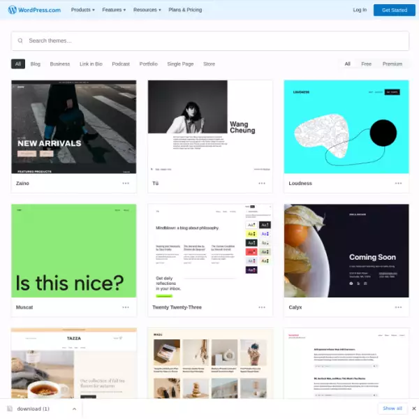 WordPress 世界で最も人気のある (無料) ウェブサイトおよびブログ作成ツールです。