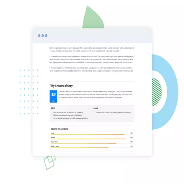 Epic Review A Review Plugin Sadece 24$'a WordPress siteleri için Ortaklık incelemesi