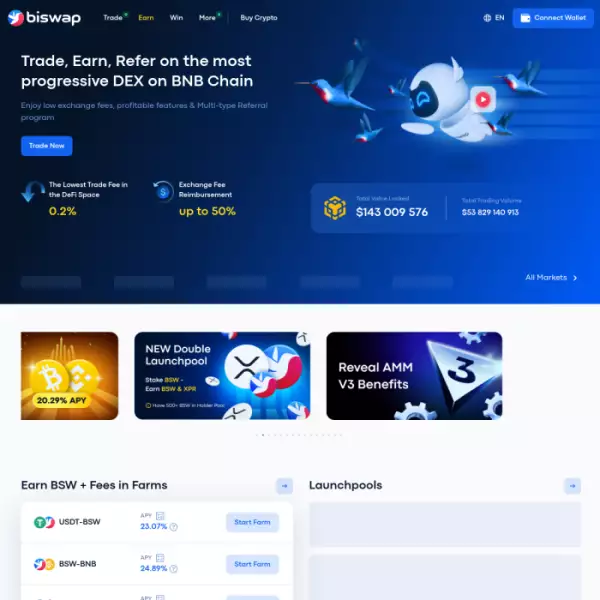 biswap.org Crypto Farms Staking Platform 2023
